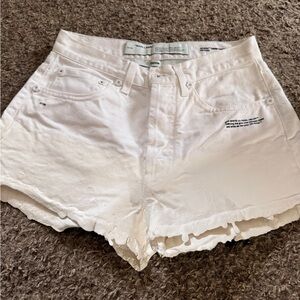 Off-White Women's White Jean Shorts